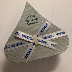 Sterling Silver CZ Hershey® Kiss Pendant Necklace